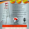 Winner Certified Aluminium Double-Sided Ladder (TM Spec)