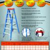 Winner Fiberglass Double-Sided TanglePruf® Ladder